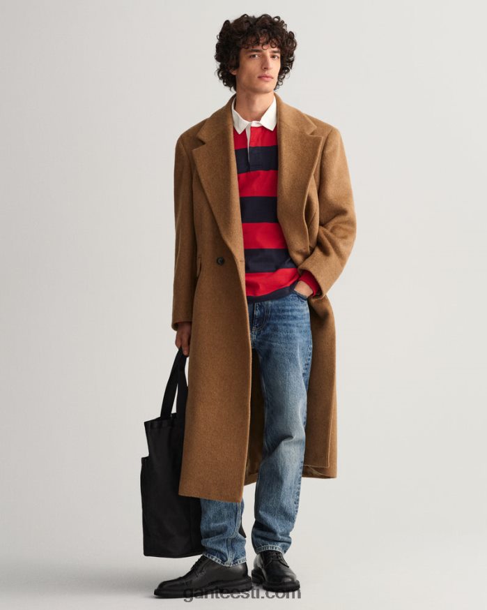 GANT mehed rubiinpunane ribatriibuline raske vaip NBR64N215