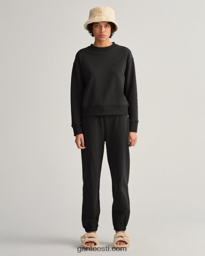 GANT naised eebenipuu must ikoon g põhiline kaelusega dressipluus NBR64N717