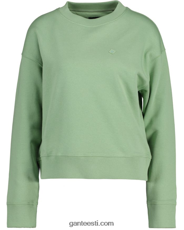 GANT naised eukalüpti roheline ikoon g põhiline kaelusega dressipluus NBR64N711