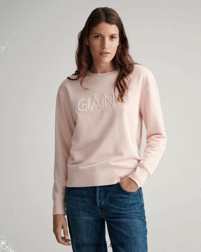 GANT naised hõbedane pojeng tonaalne kaelusega kampsun NBR64N709