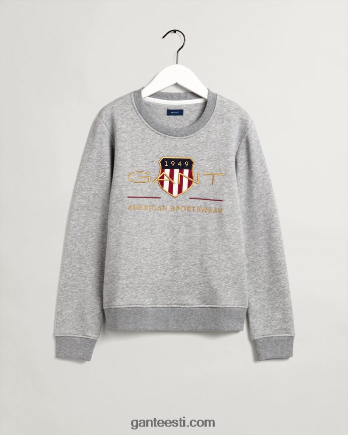 GANT naised hall melanž daamid arhiiv shield crew kael higi NBR64N726