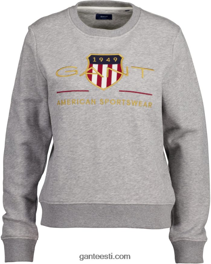 GANT naised hall melanž daamid arhiiv shield crew kael higi NBR64N726