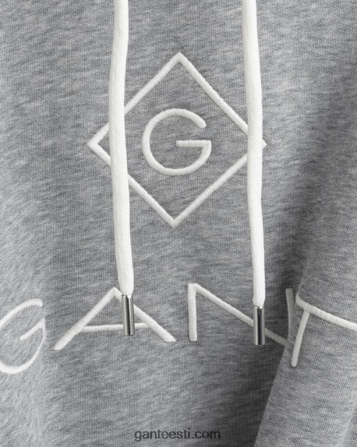 GANT naised hall melanž logoga dressipluus NBR64N722