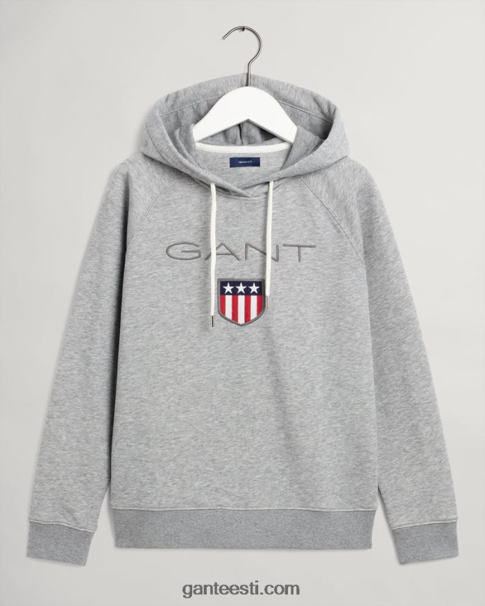 GANT naised hall melanž naiste kaitsekilbiga kapuuts NBR64N730