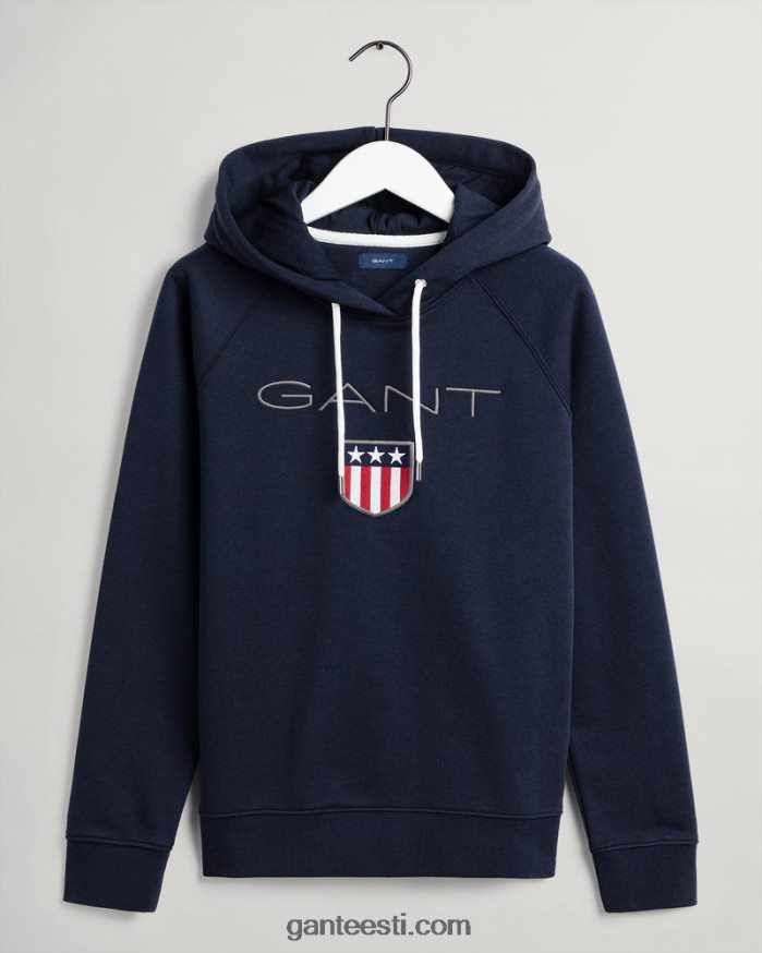 GANT naised õhtusinine naiste kaitsekilbiga kapuuts NBR64N733