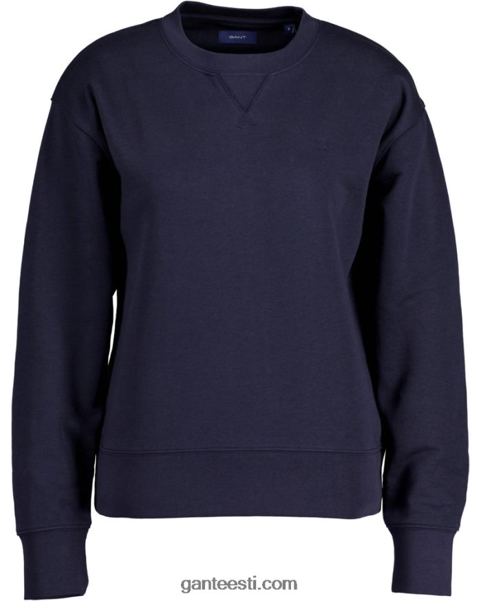 GANT naised õhtusinine originaal kaelusega dressipluus NBR64N735