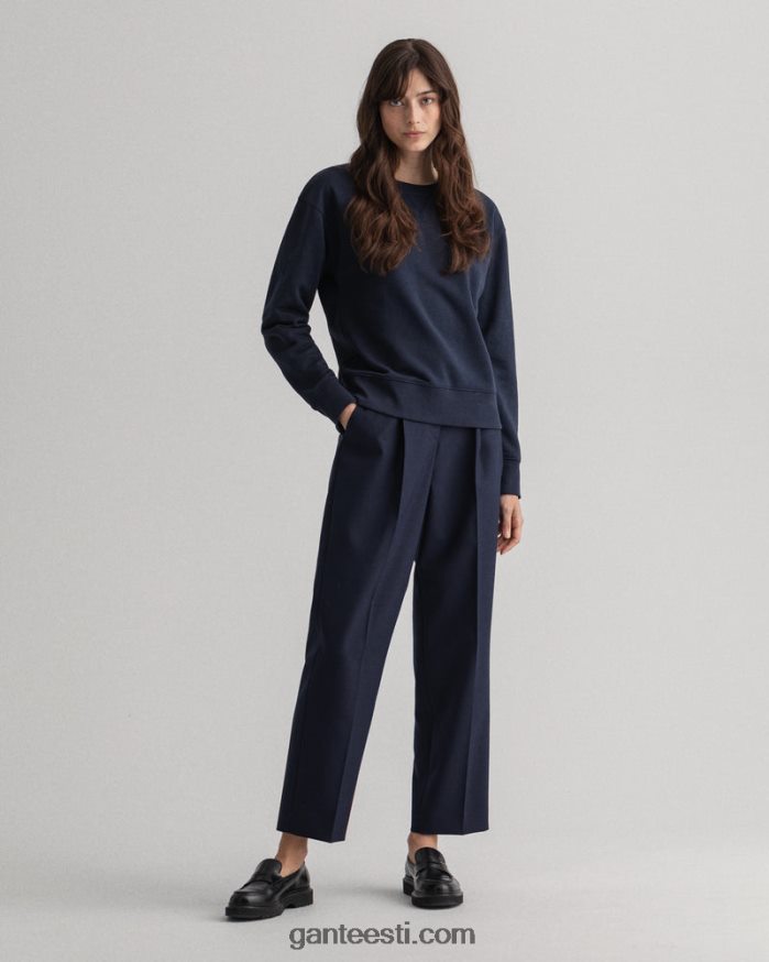 GANT naised õhtusinine originaal kaelusega dressipluus NBR64N735