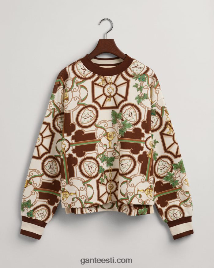 GANT naised kakaouba Ameerika luksuslik kaelusega kampsun NBR64N712