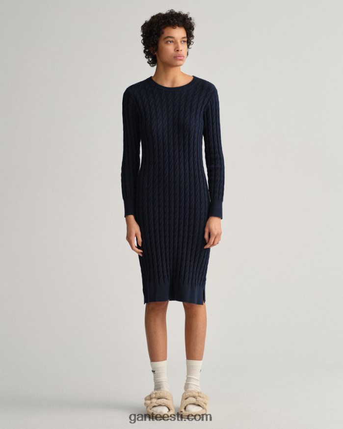 GANT naised õhtusinine keeratud trosskleit NBR64N645