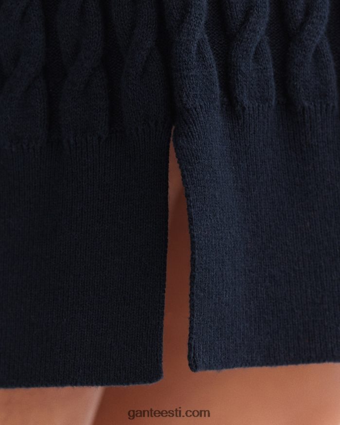 GANT naised õhtusinine keeratud trosskleit NBR64N645