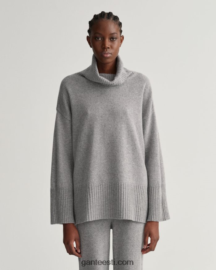 GANT naised hall melanž lounge rollneck kampsun NBR64N677