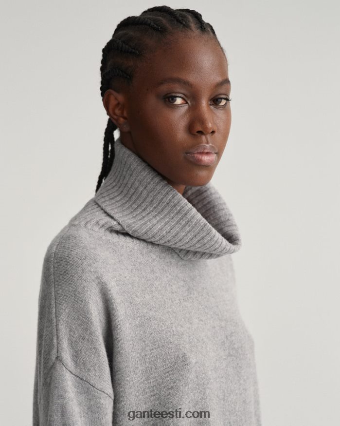 GANT naised hall melanž lounge rollneck kampsun NBR64N677