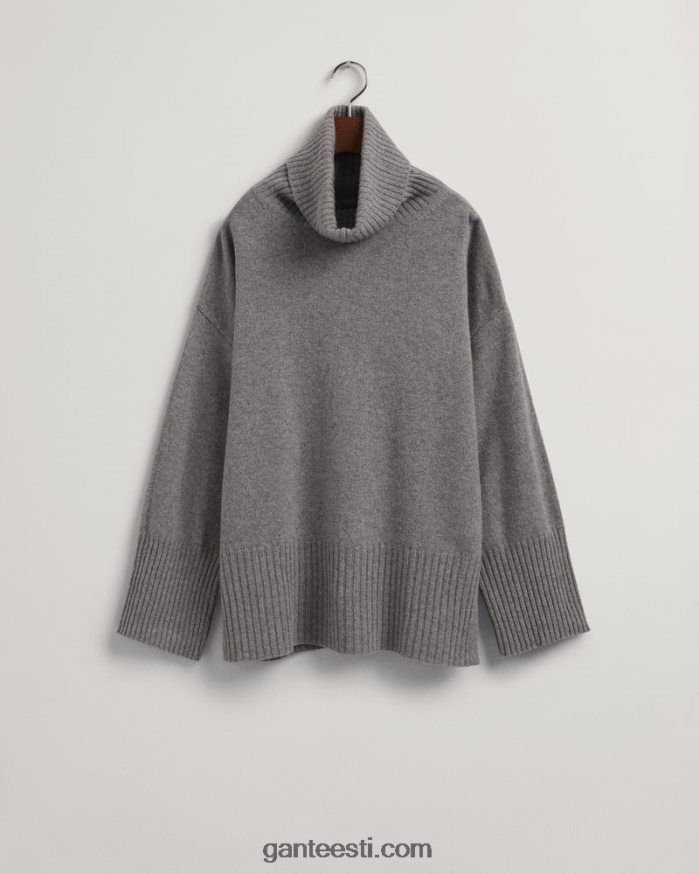 GANT naised hall melanž lounge rollneck kampsun NBR64N677