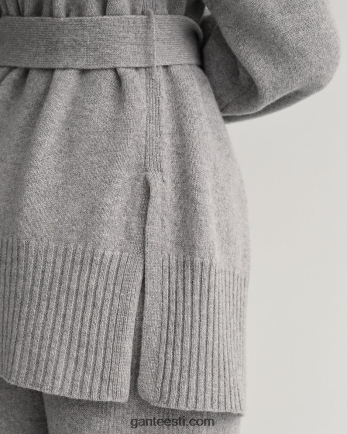 GANT naised hall melanž lounge wrap kardigan NBR64N696