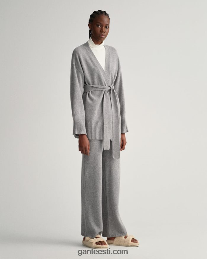 GANT naised hall melanž lounge wrap kardigan NBR64N696