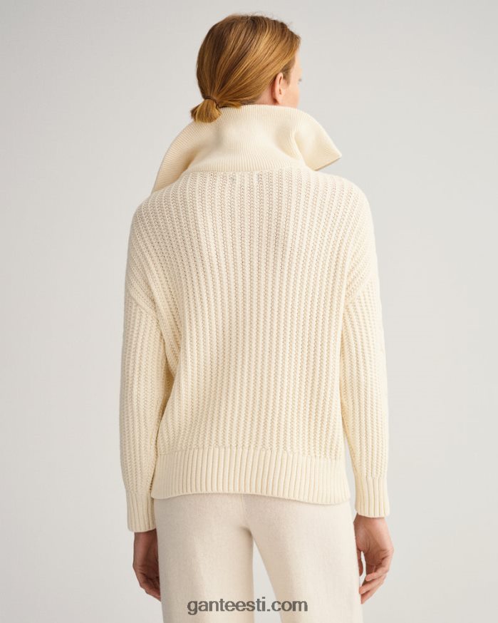 GANT naised kreem kaabel pool lukuga kampsun NBR64N674