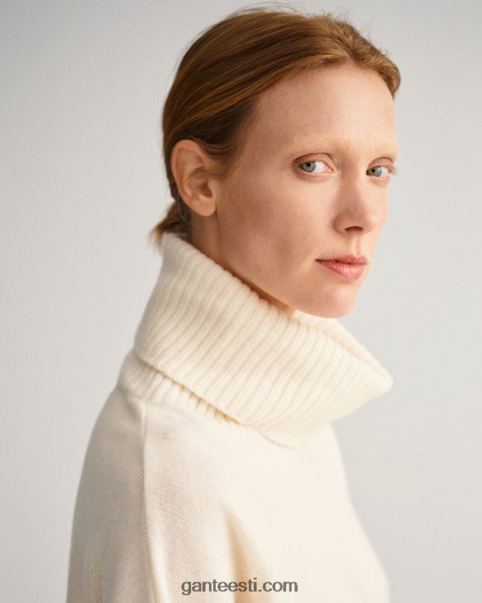 GANT naised kreem lounge rollneck kampsun NBR64N676