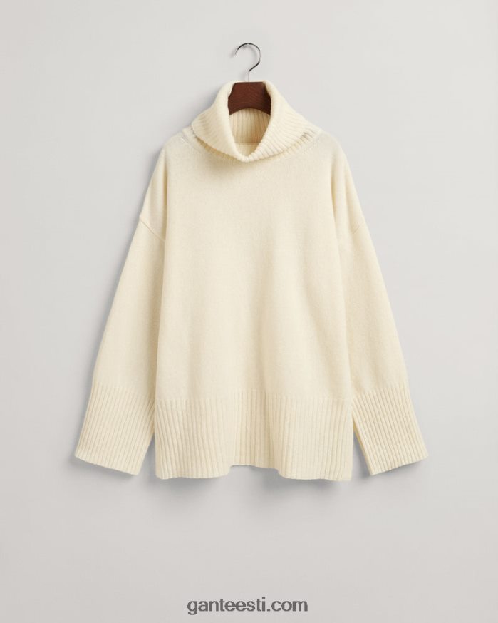 GANT naised kreem lounge rollneck kampsun NBR64N676