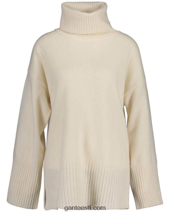 GANT naised kreem lounge rollneck kampsun NBR64N676