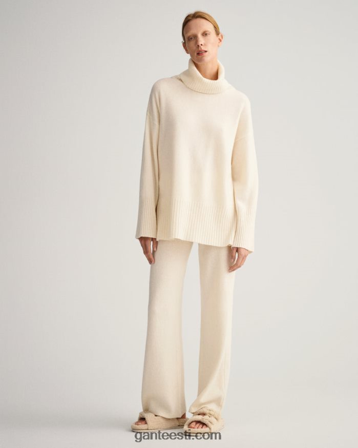 GANT naised kreem lounge rollneck kampsun NBR64N676