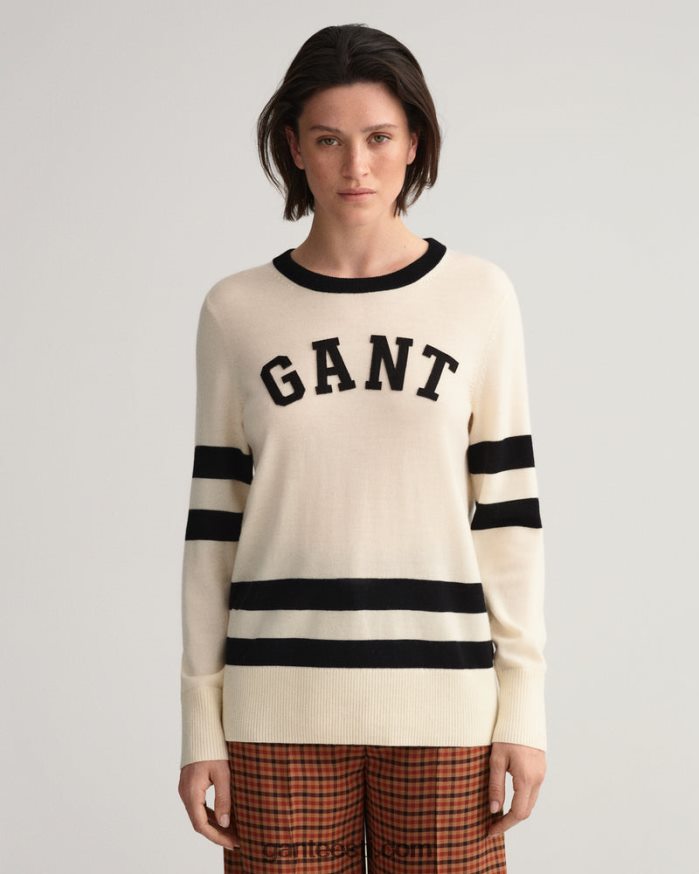 GANT naised linane kollegiaalne kaelusega kampsun NBR64N672