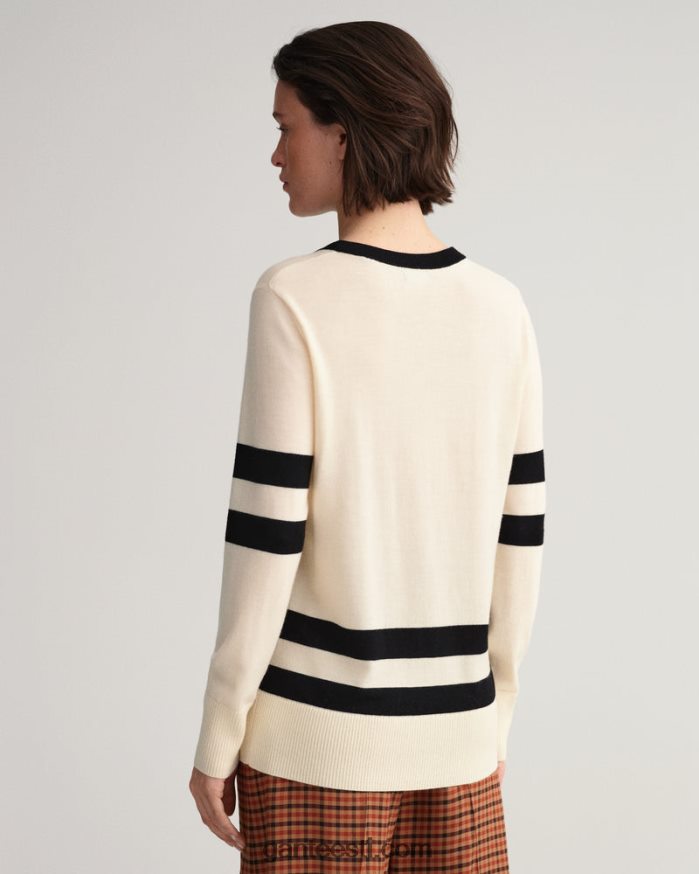 GANT naised linane kollegiaalne kaelusega kampsun NBR64N672