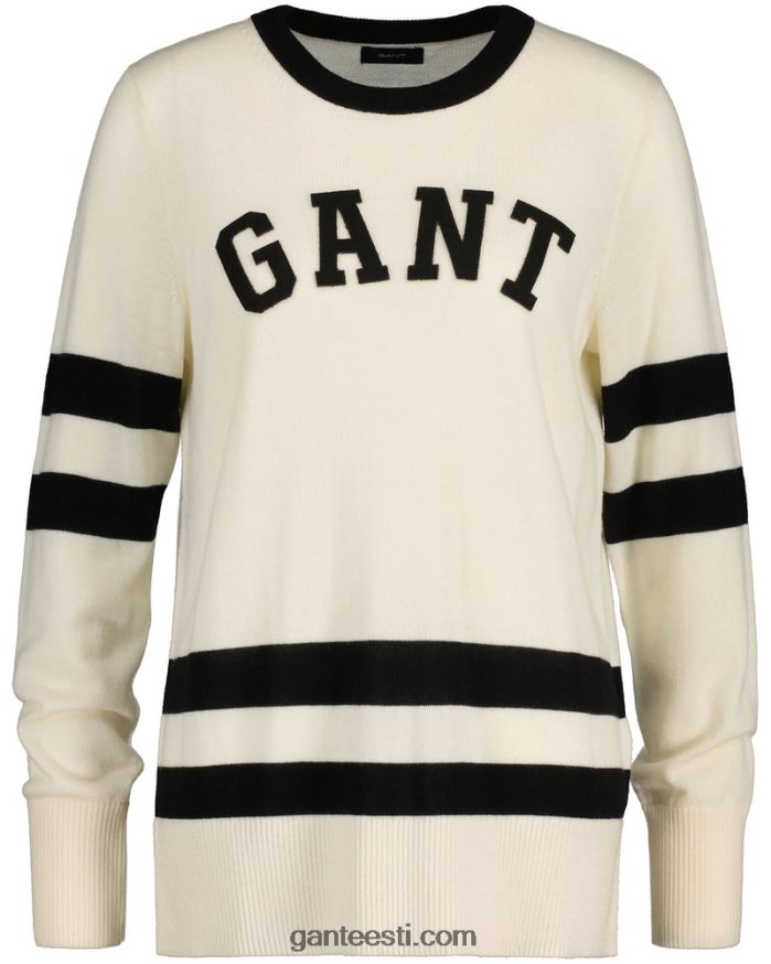 GANT naised linane kollegiaalne kaelusega kampsun NBR64N672