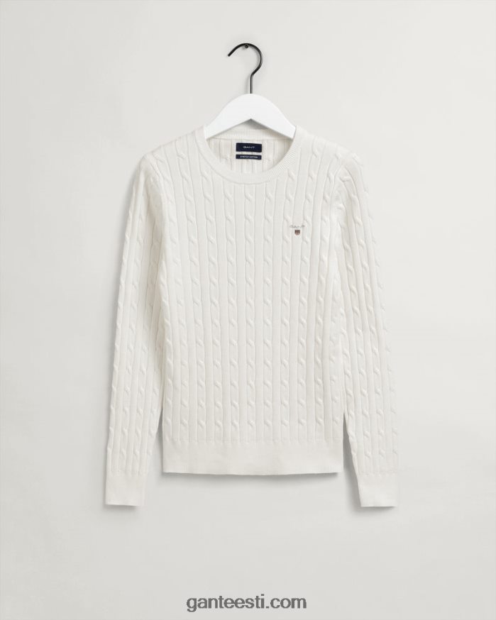 GANT naised munakoor veniv puuvillane kaabel-kaelusega kampsun NBR64N699