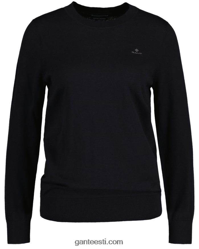 GANT naised must puuvillane kašmiir kaelusega kampsun NBR64N687