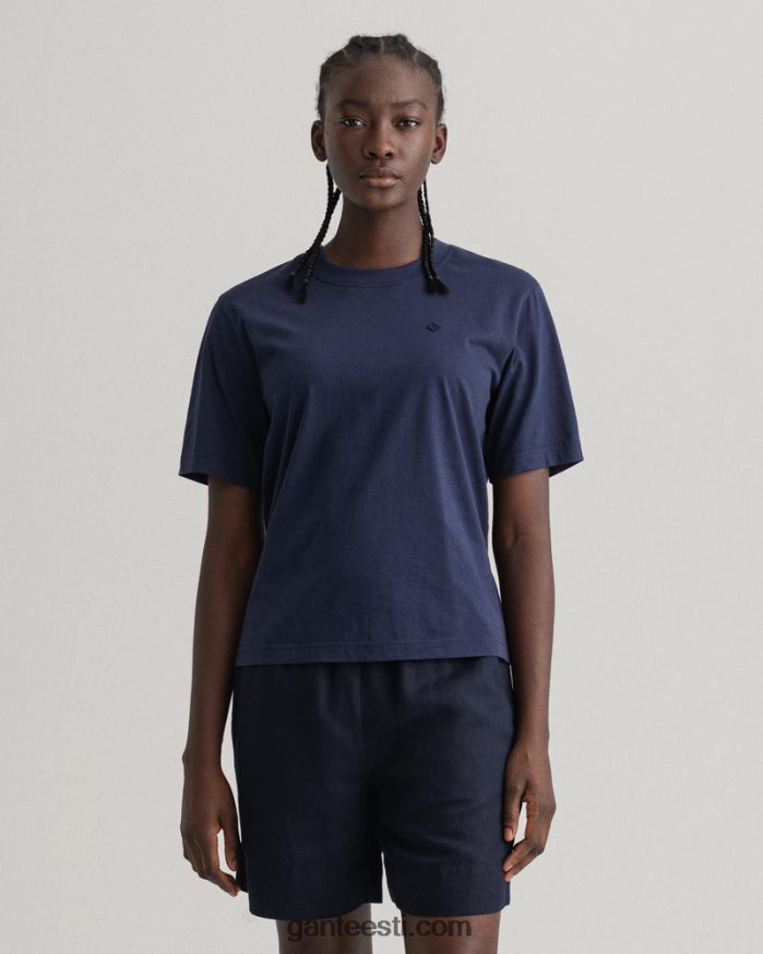 GANT naised õhtusinine ikoon g oluline t-särk NBR64N604