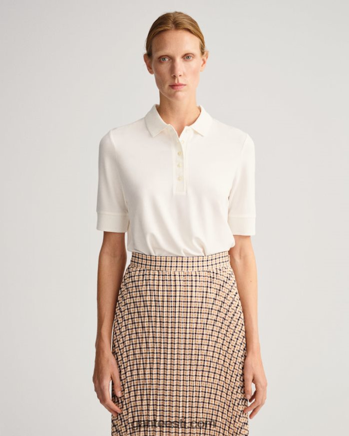 GANT naised munakoor detail kaelusega pikee polosärk NBR64N605