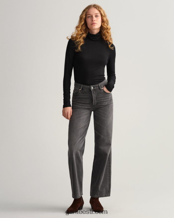 GANT naised must trikoo pikkade varrukatega kaelusega kampsun NBR64N627