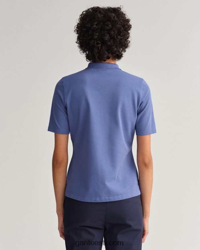 GANT naised orkaan sinine originaal pikkade-lühikeste varrukatega pikee polosärk NBR64N633