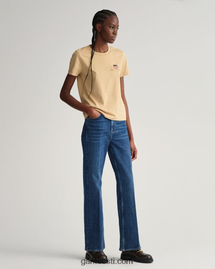 GANT naised sarapuu beež arhiivikilbi t-särk NBR64N608