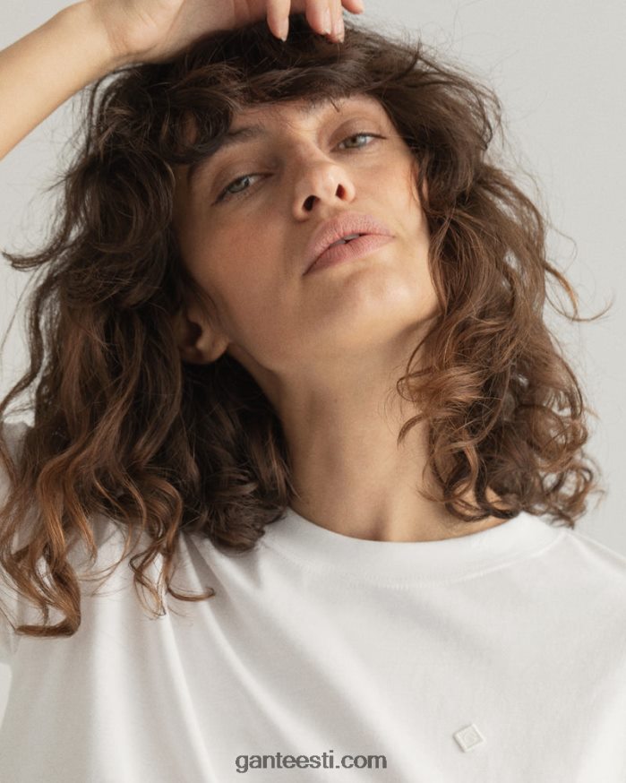 GANT naised valge ikoon g oluline t-särk NBR64N601