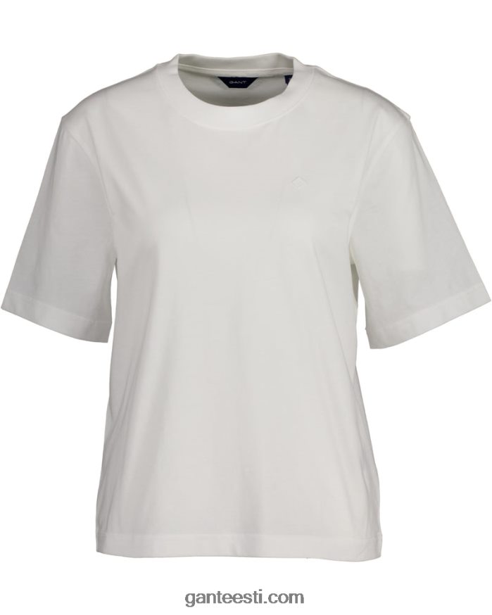 GANT naised valge ikoon g oluline t-särk NBR64N601
