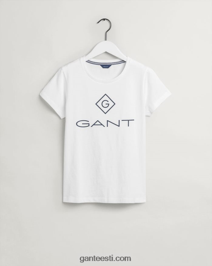 GANT naised valge logoga t-särk NBR64N639
