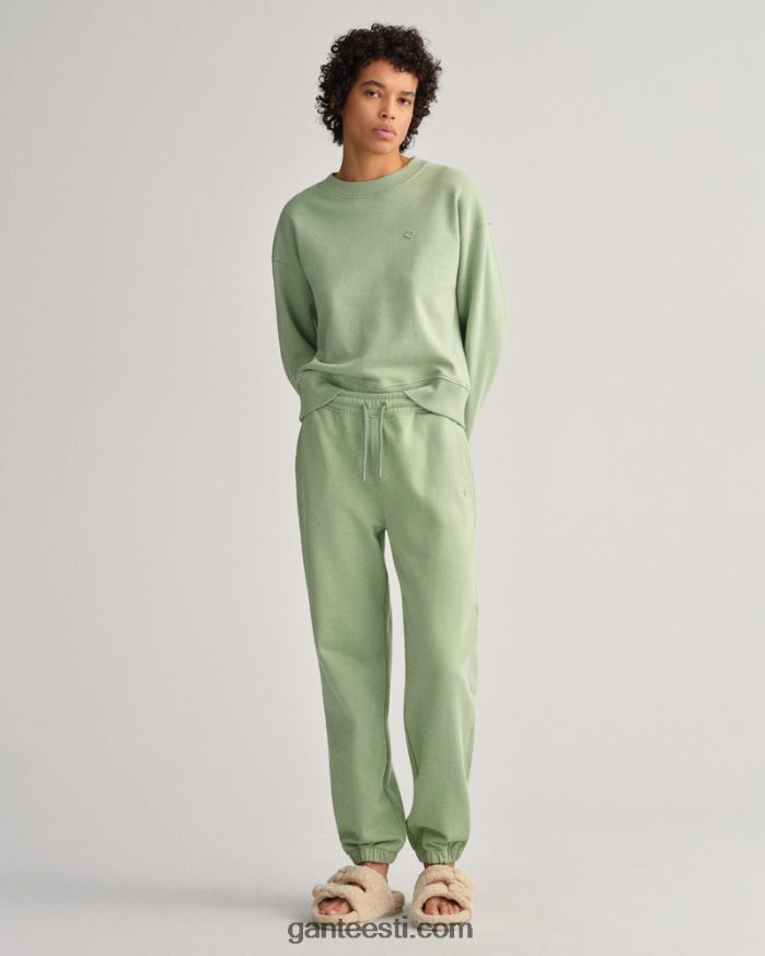 GANT naised eukalüpti roheline lõdvestunud ikoon g olulised dressipüksid NBR64N714