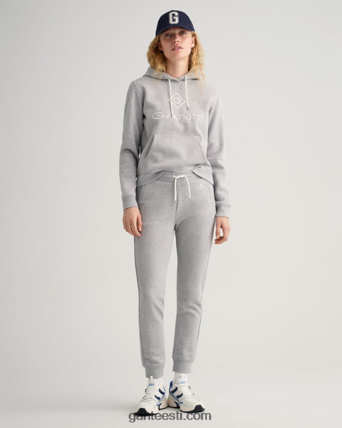 GANT naised hall melanž logoga dressipüksid NBR64N731