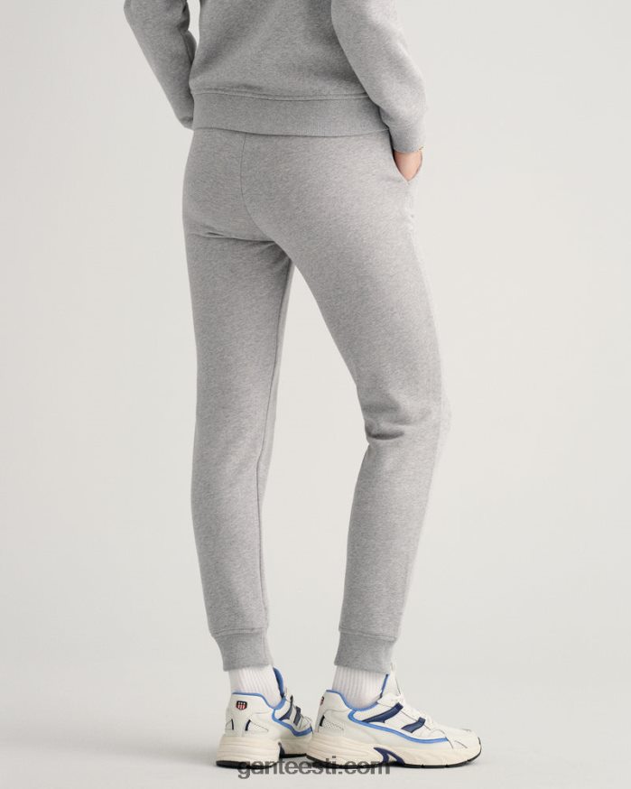 GANT naised hall melanž logoga dressipüksid NBR64N731