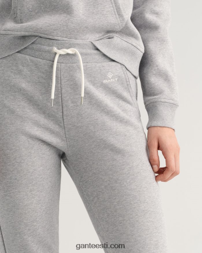 GANT naised hall melanž logoga dressipüksid NBR64N731