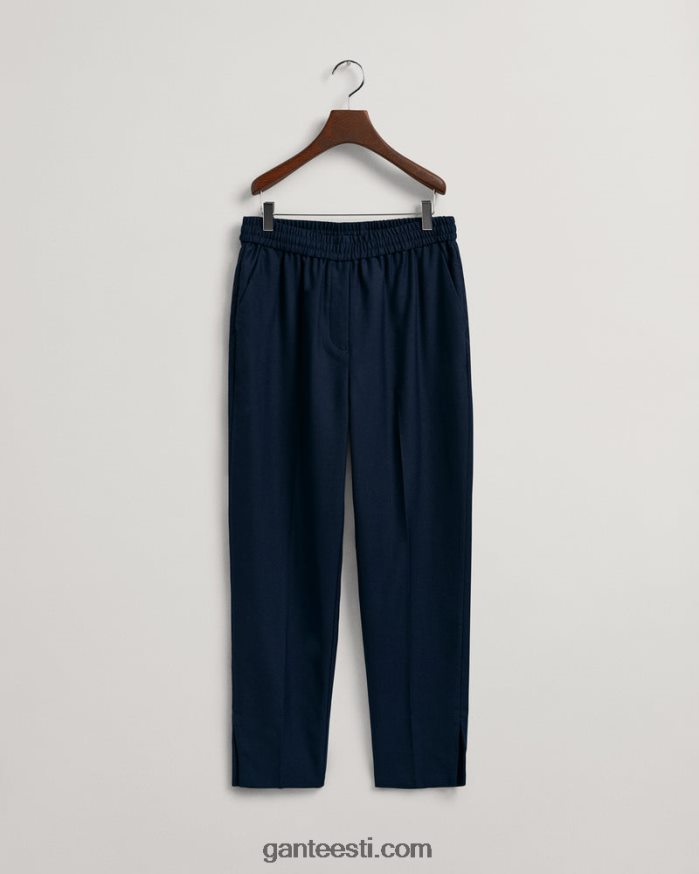 GANT naised õhtusinine kokkutõmmatavad püksid NBR64N744