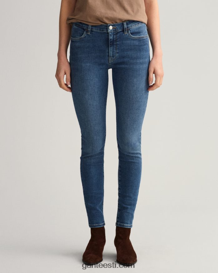 GANT naised kesksinine sisse kantud nella kitsad indigo-reisiteksad NBR64N743