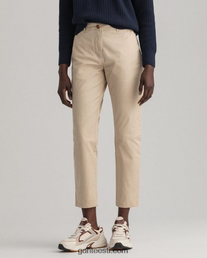 GANT naised kuiv liiv fryda slim fit klassikalised chinos NBR64N745