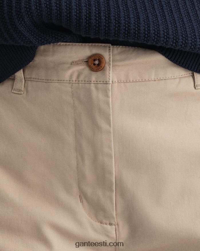 GANT naised kuiv liiv fryda slim fit klassikalised chinos NBR64N745