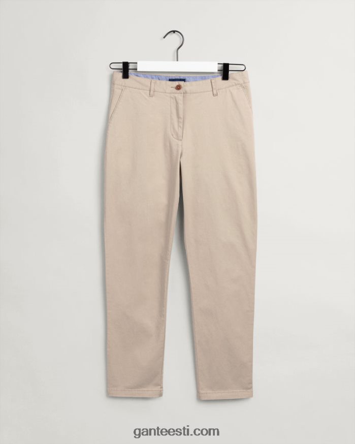 GANT naised kuiv liiv fryda slim fit klassikalised chinos NBR64N745