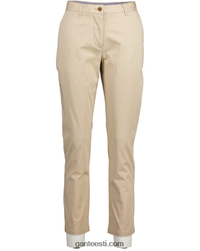 GANT naised kuiv liiv fryda slim fit klassikalised chinos NBR64N745