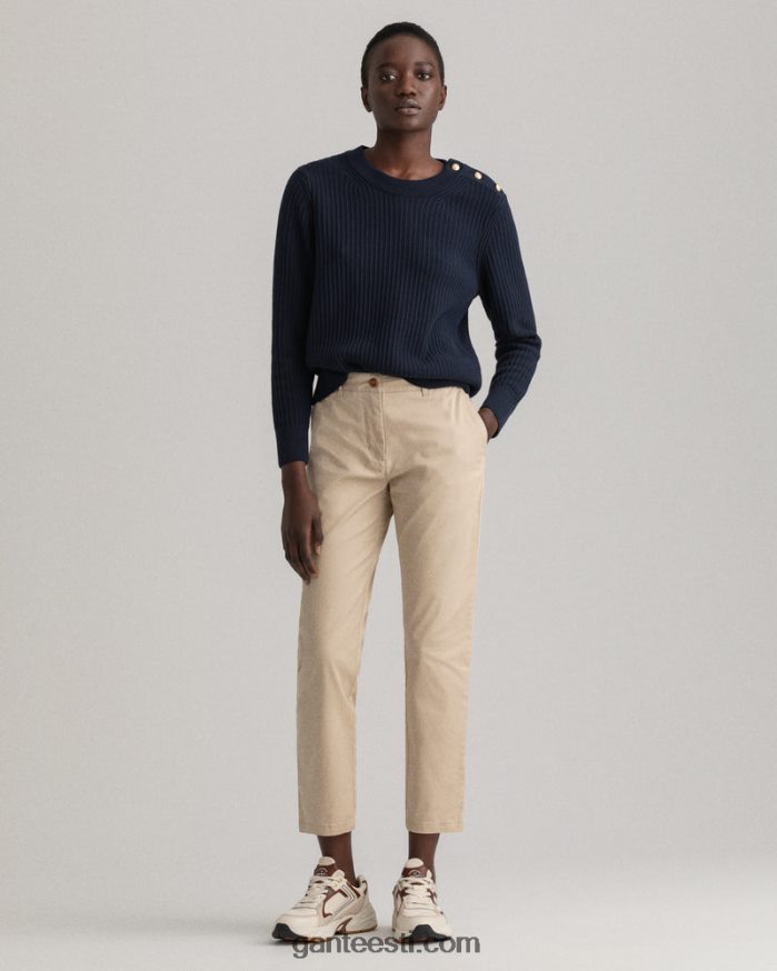 GANT naised kuiv liiv fryda slim fit klassikalised chinos NBR64N745