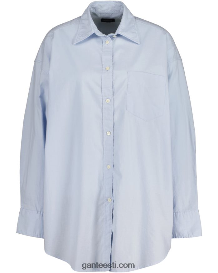 GANT naised hamptoni sinine ülisuur oxfordi särk NBR64N582