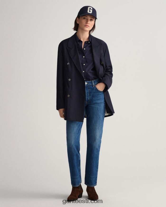 GANT naised õhtusinine tavalisest riidest särk NBR64N599